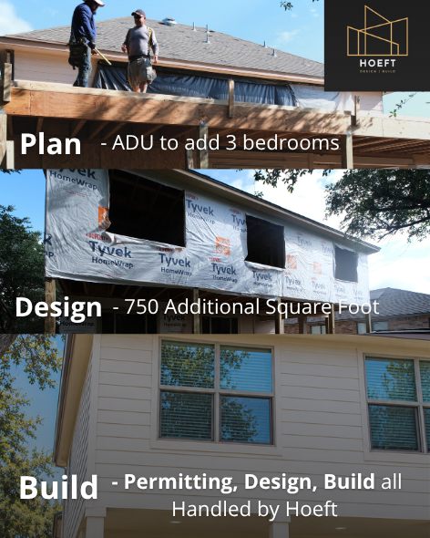 Plan, Design, Build: three-bedroom ADU addition